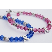 Swarovski Crystal Sterling Silver Ribbon Bracelet Swarovski Crystal Sterling Silver Ribbon Bracelet